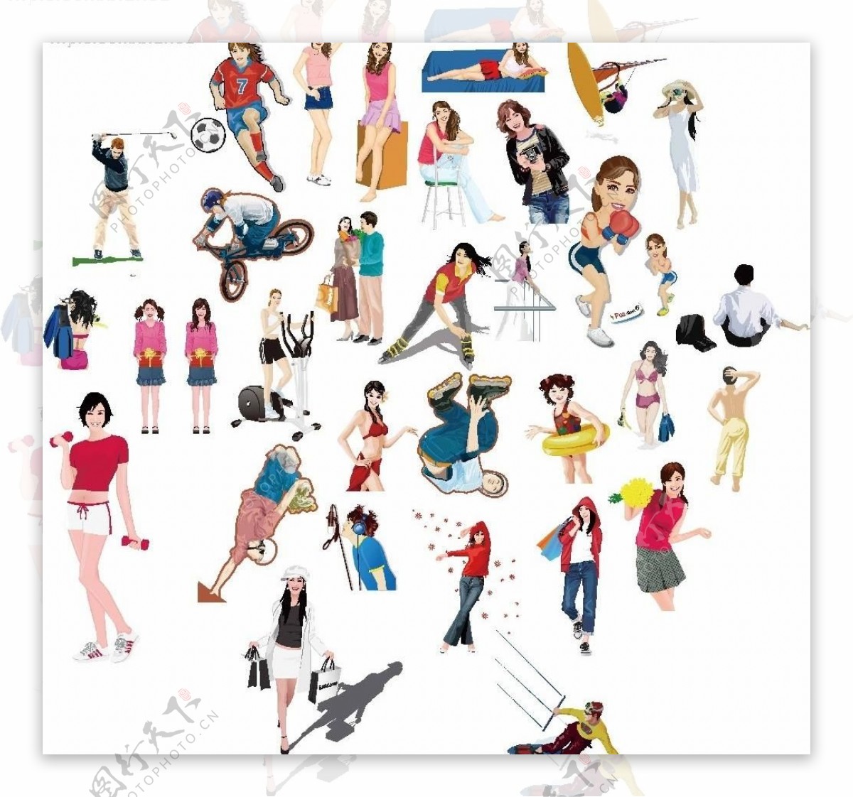 仅展现了他